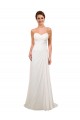Buy Sweetheart Neckline Chiffon Wedding Dress with Criss-Cross Ruched Bodice UK