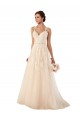 Buy Sweetheart A-Line Tulle Wedding Dress with Lace Illusion Back UK