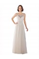 Buy High Lace Neck Illusion Back Tulle Boho Wedding Dress UK
