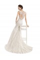 Buy Illusion Neck Mermaid All Over Lace Wedding Dress UK