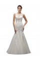 Buy Illusion High Neck Mermaid Lace Wedding Dress UK