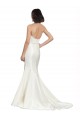 Buy Trumpet Satin Wedding Dress with Sweetheart Lace Bodice UK