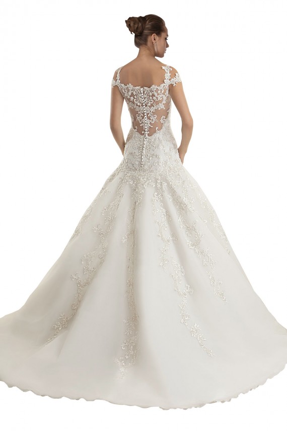 Buy Off the Shoulder Mermaid Lace Tulle Wedding Dress UK
