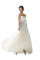 Buy Strapless A-Line Taffeta Wedding Dress UK