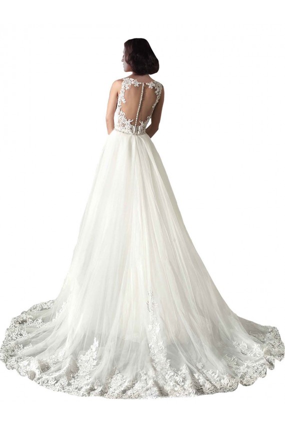 Buy Sweetheart Fit and Flare Tulle Lace Wedding Dress UK