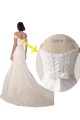 Buy Off the Shoulder Mermaid Lace Beach Wedding Dress with Beaded Belt UK