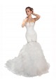 Buy Sweetheart Mermaid Cascading Organza Wedding Dress UK