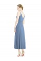 Buy Short Tea Length Chiffon Bridesmaid Dress UK