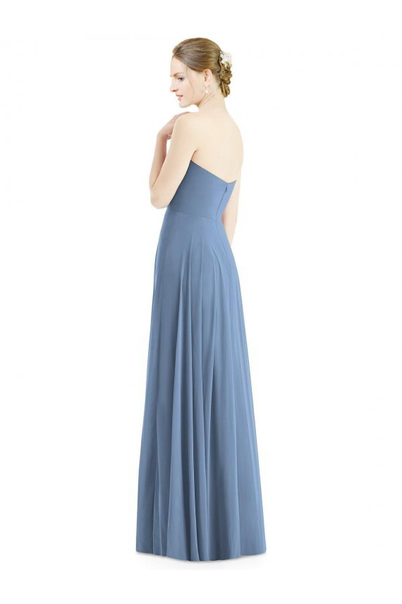 Buy Strapless Sweetheart Chiffon Bridesmaid Dress UK