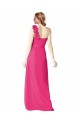 Buy Full Length One Shoulder Chiffon Bridesmaid Dress UK
