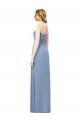 Buy Strapless Long Chiffon Bridesmaid Dress with Sweetheart Neckline UK