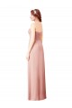 Buy Long Chiffon Sweetheart Bridesmaid Dress with Twist Bodice UK