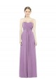 Buy Sweetheart Neckline Strapless Chiffon Bridesmaid Dress with Wrap Pleat UK