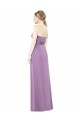 Buy Sweetheart Neckline Strapless Chiffon Bridesmaid Dress with Wrap Pleat UK