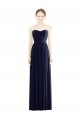 Buy Low Back Draped Strapless Chiffon Formal Bridesmaid Dress  UK