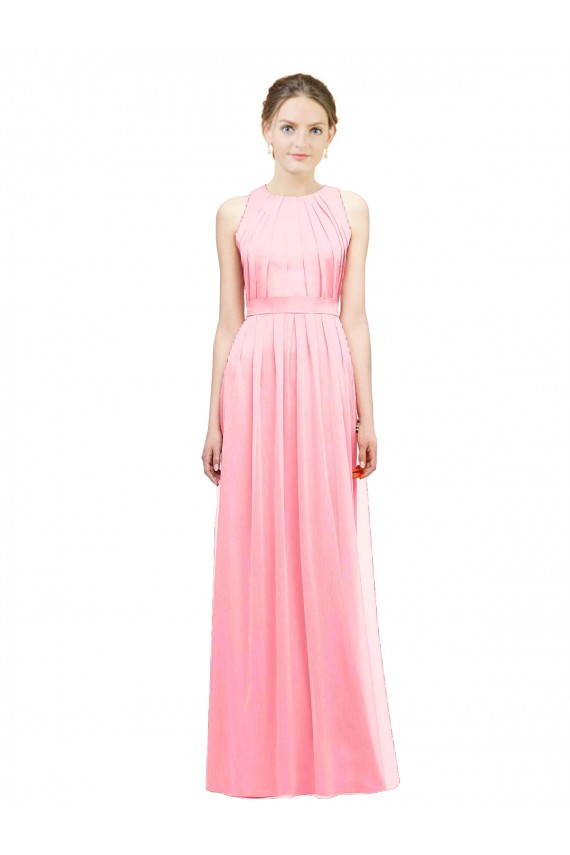 Buy Sleek Halter Neck Chiffon Bridesmaid Dress  UK