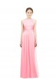 Buy Sleek Halter Neck Chiffon Bridesmaid Dress  UK
