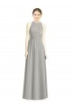 Buy Draped Keyhole Long Chiffon Bridesmaid Dress UK