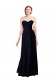 Buy Strapless Chiffon Bridesmaids Dress with a Beaded Lace Sweetheart Bodice UK