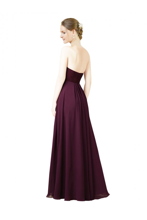 Buy Dreamy Lace Over Chiffon Bridesmaid Dress UK