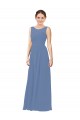 Buy Luxe Chiffon Bridesmaid Dress with Illusion and Sweetheart Neckline UK