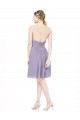 Buy Short Sweetheart Knee Length Chiffon Cocktail Bridesmaid Dress with Open Back UK