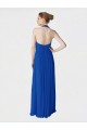 Buy Long Full Length Chiffon Halter Bridesmaid Dress UK