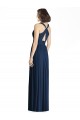Buy Cut Out Back Long Chiffon V-Neck Bridesmaid Dress UK