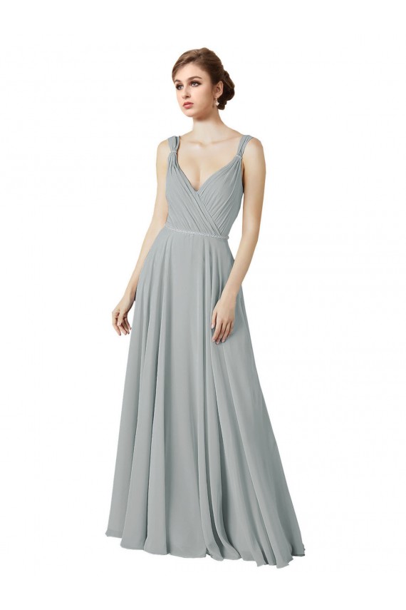 Buy Figure Flattering Chiffon Bridesmaid Dress with Beaded Detail UK