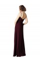 Buy V-Neck Chiffon Bridesmaid Dress with Twist Front Bodice UK