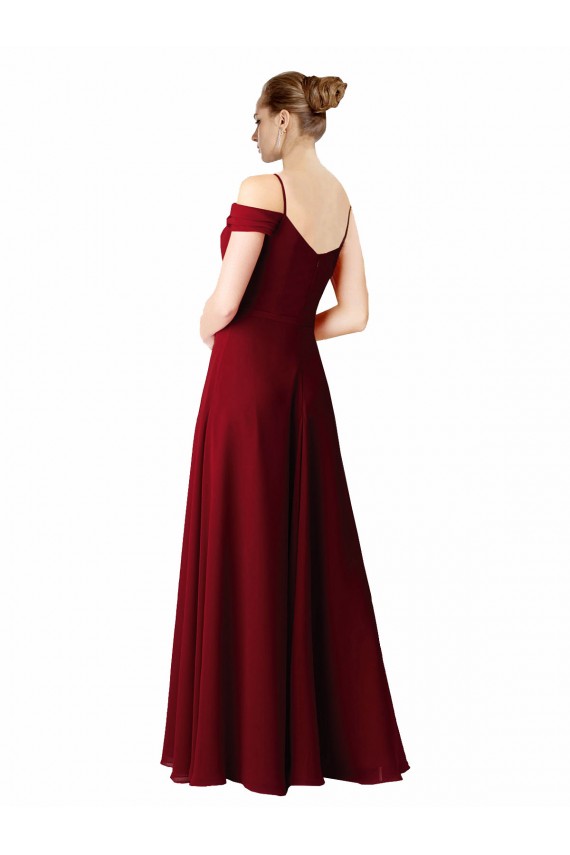 Buy Chiffon with Beaded Embroidery Bridesmaid Dress UK