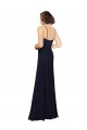 Buy Chiffon Bridesmaids Dress with Scoop Neckline UK