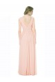 Buy Full Length Chiffon Bridesmaid Dress with V-Front and Back UK