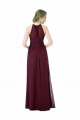 Buy Full Length Chiffon Sweetheart Bridesmaid Dress with An Illlusion Overlay UK