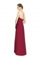 Buy Draped V-Neck High Low Chiffon Bridesmaid Dress UK