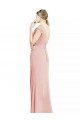 Buy Chiffon Cap Sleeves Long Bridesmaid Dress with Keyhole UK