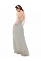 Buy Chiffon Bridesmaid Dress with Ruched Draped Bodice UK