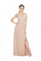 Buy Chiffon Bridesmaids Dress with Matching Chiffon Tie Sash UK