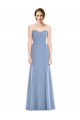 Buy Draped Strapless Sweetheart Trumpet Chiffon Bridesmaid Dress UK