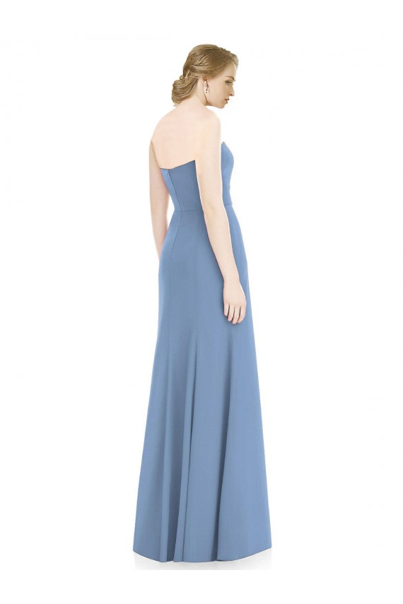 Buy Draped Strapless Sweetheart Trumpet Chiffon Bridesmaid Dress UK