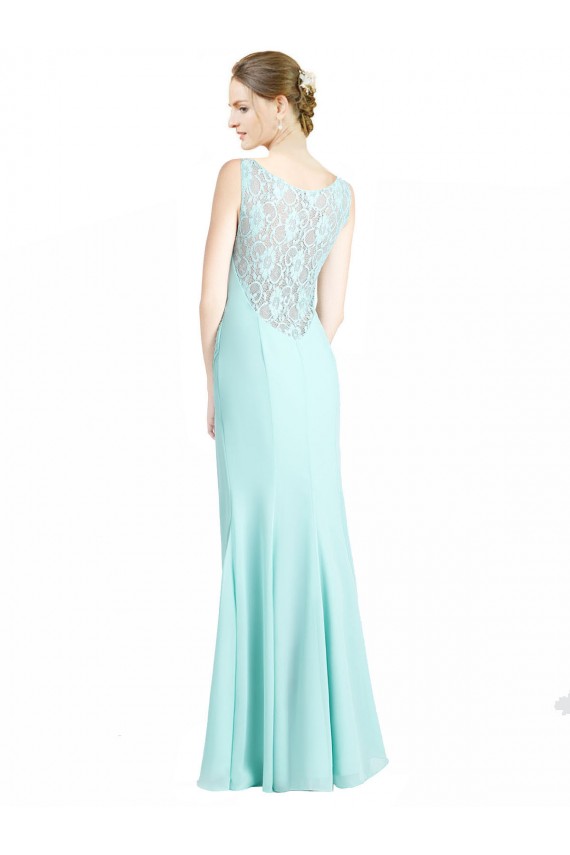 Buy Ruched Bodice Sweetheart Chiffon Bridesmaid Dress with Lace Back UK