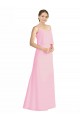 Buy Spaghetti Straps A-Line Chiffon Bridesmaid Dress Low Back UK
