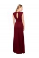 Buy Cap Sleeves Chiffon Bridesmaid Dress / Prom Dress with Pleated V-Neck Bodice UK