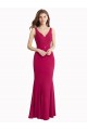 Buy V-Neck Mermaid Chiffon Bridesmaid Dress / Prom Dress with V-Back and Belt UK