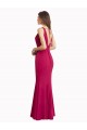 Buy V-Neck Mermaid Chiffon Bridesmaid Dress / Prom Dress with V-Back and Belt UK