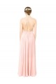 Buy Halter Neck Chiffon Bridesmaid Dress with Double Ruffle Front UK