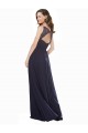 Buy Elegant Chiffon Bridesmaid Dress with V-Neck Lace Bodice UK