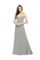 Buy Chiffon Bridesmaid Dress with Sweetheart Neckline and Adjustable Straps UK