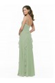 Buy Chiffon Bridesmaid Dress with Ruffles and Draping UK