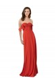 Buy Chiffon A-Line Bridesmaid Dress with Ruched Bodice UK